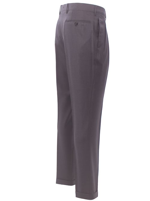 virgin wool pants BERWICH | BARBERLONG-IP1358DK GREY